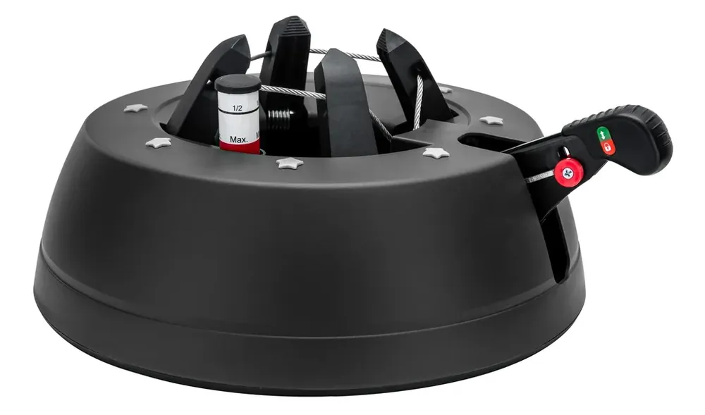 Aktuell Christbaumständer, ∅ 325 mm mit Fußhebel-/ und Einseiltechnik